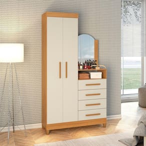 Cômoda Sapateira 4 Gavetas 2 Portas Capri Albatroz