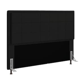 Cabeceira Onix Cama Box Casal 140cm Suede Preto