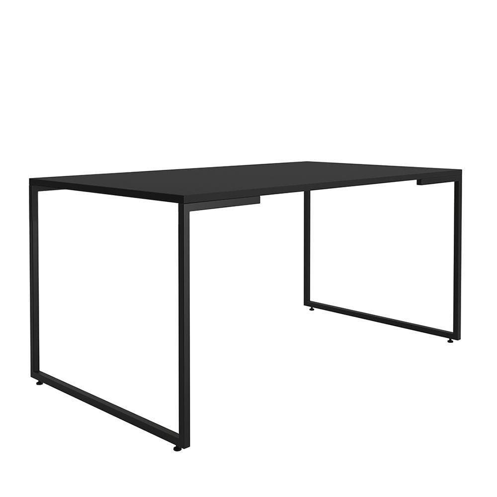 Mesa de Jantar 06 Lugares Porto 160cm Preto