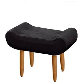 Puff Diamond Platinum Decor Preto