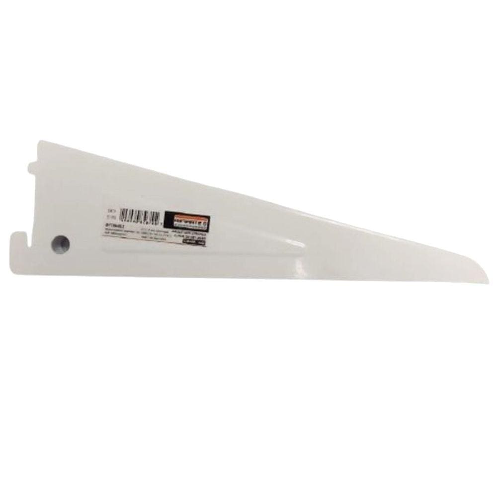 Suporte Duplo para Trilho Prateleira Branco Aço 27cm - Starfer
