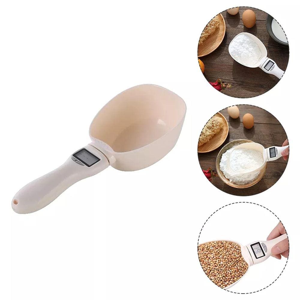 Colher Digital medidor dosador balança precisão ração pet ou cozinha pesa até 800g