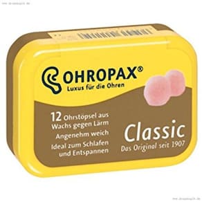 Ohropax Classic Protetor Auricular De Cera 6 Pares 22 Db