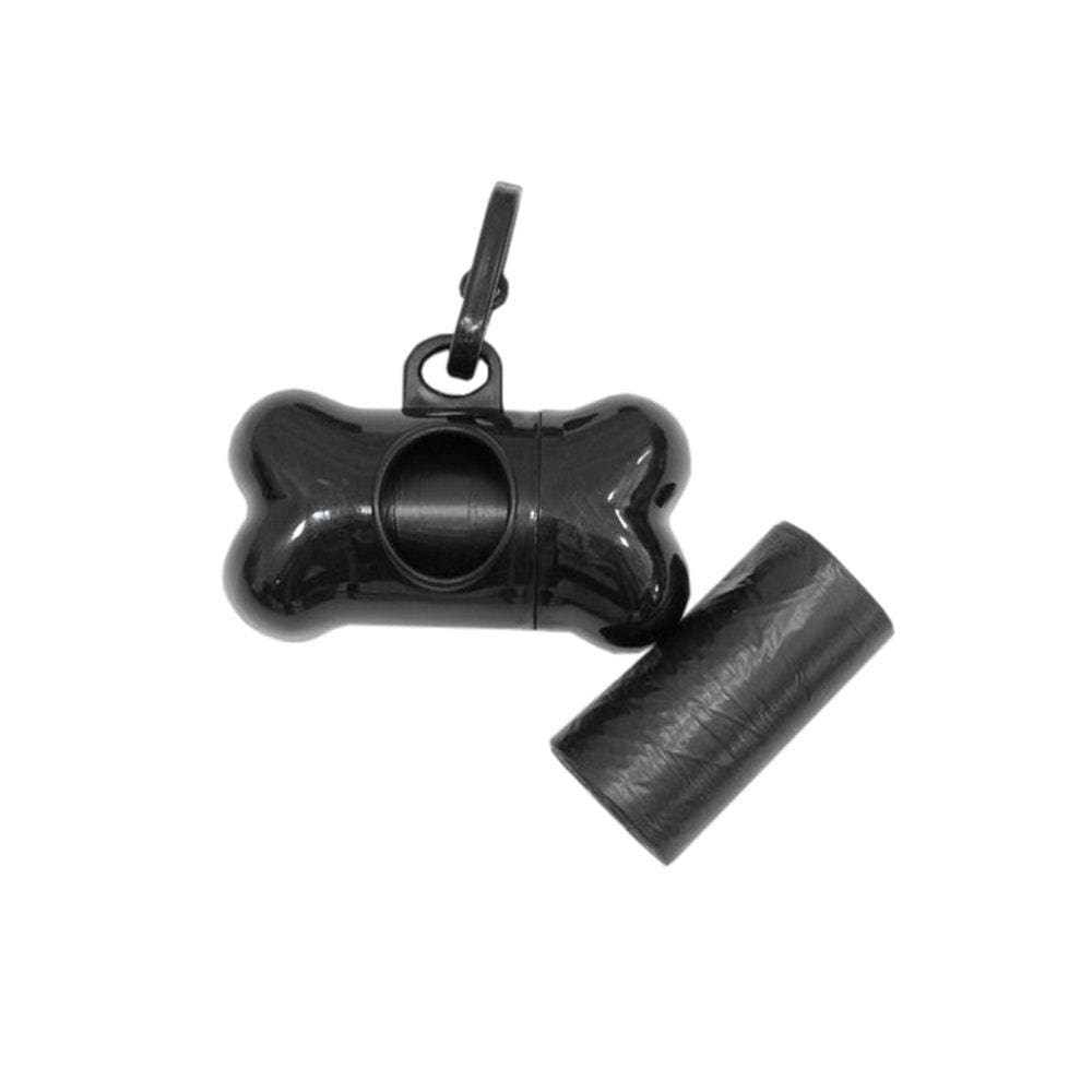 Kit Higiênico Para Coleiras Cata Caca Cachorro  Preto