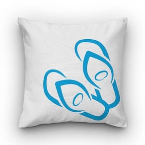 Capa de almofada VivaIN branca Havaiana