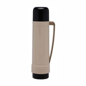 Garrafa Térmica 1L Continental Branca Tampa Preta Aladdin