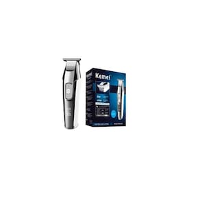 Máquina De Acabamento Kemei Km 5027 Com Lcd Display Digital