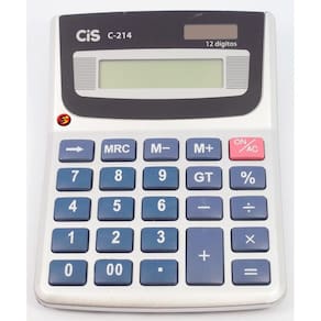 Calculadora De Mesa Calk Cis C - 214 12 Digitos