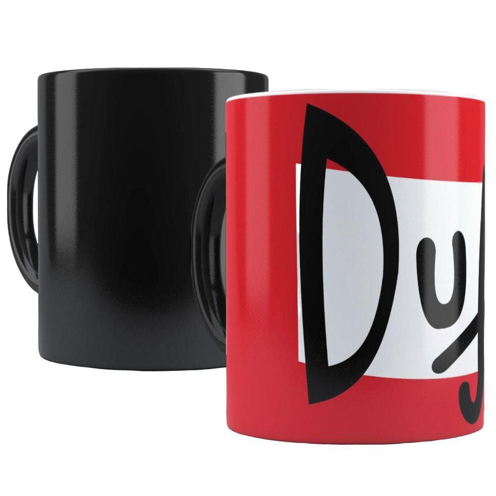 Caneca Mágica Duff Simpsons Termossensível