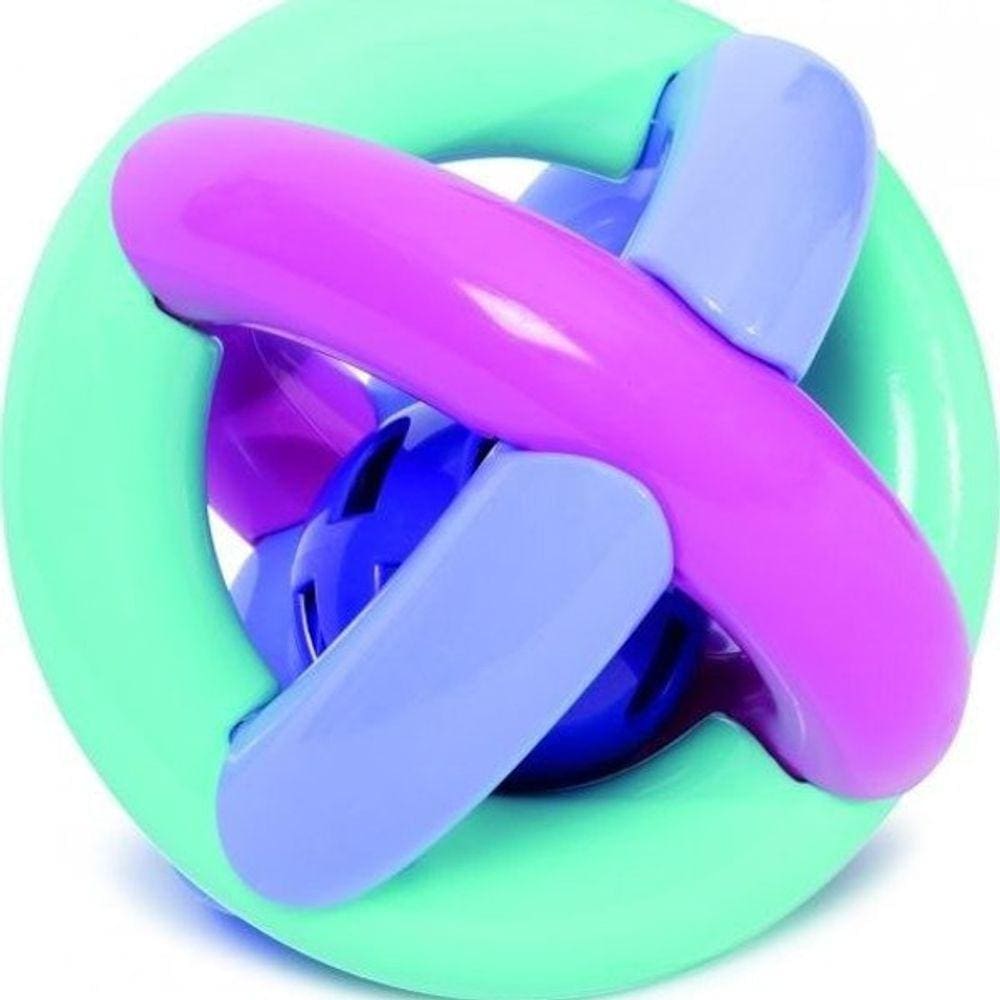 Brinquedo Para Bebe Bola Maluquinha Com Chocalho Mercotoys