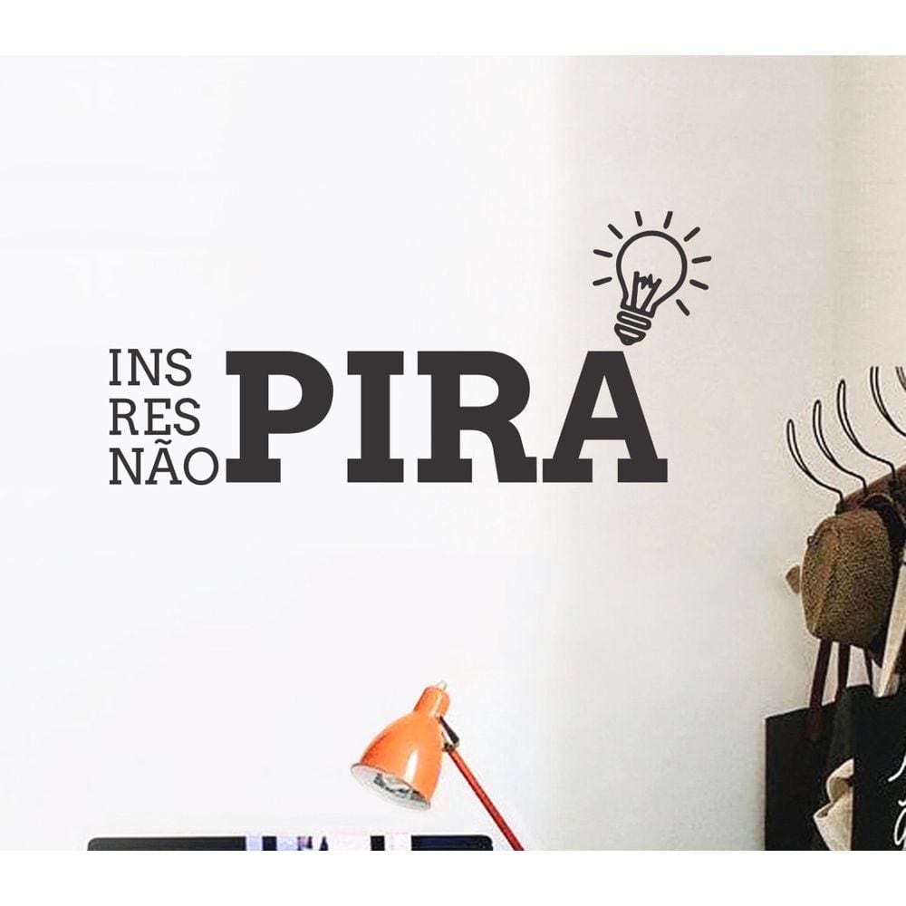 Adesivo Decorativo De Parede Inspire, Respire E Não Pire