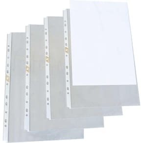 Envelope Plástico A4 11 Furos 0,8Mm Pacote Com 100