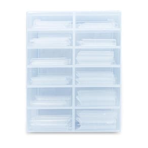 Molde F1 Curvatura C Unhas Gel Porcelana 120 Unidades