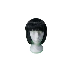 Peruca Chanel Preta Sintética 25 Cm