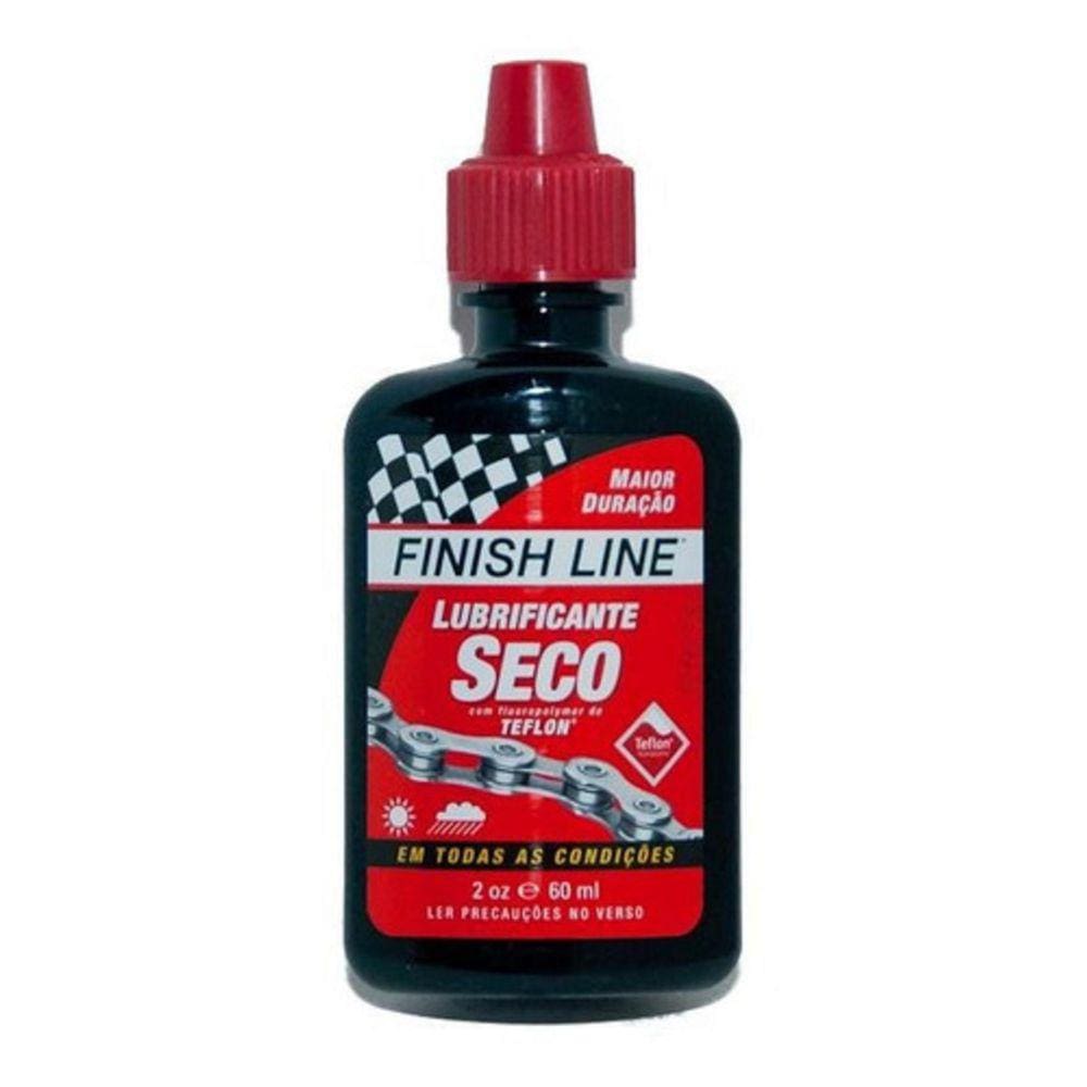 Óleo Lubrificante Corrente Finish Line Seco Teflon Bike 60Ml