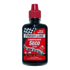 Óleo Lubrificante Corrente Finish Line Seco Teflon Bike 60Ml