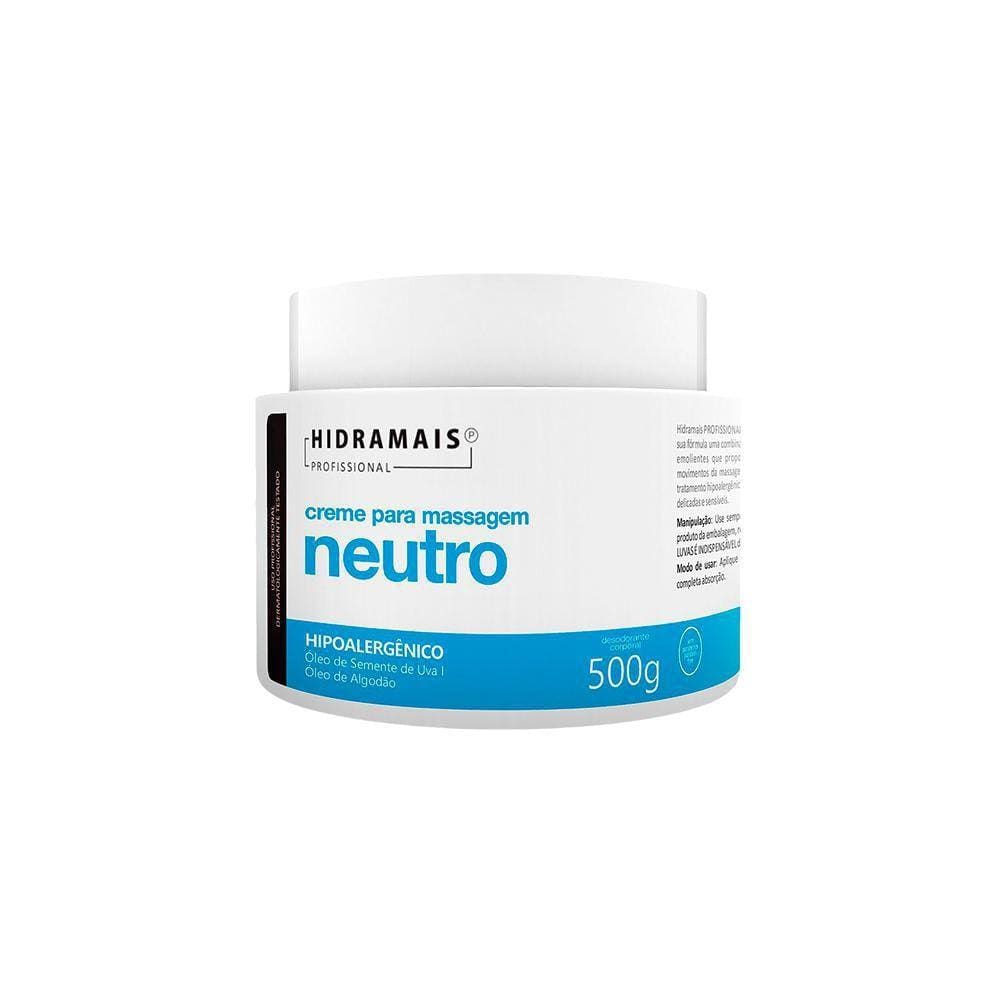 Creme De Massagem Neutro 500G Hidramais