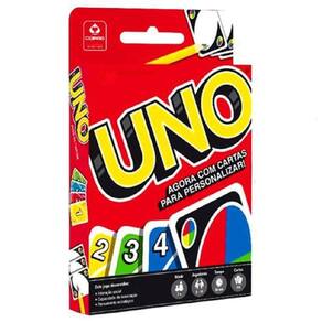 Jogo De Cartas Uno - Com Cartas Para Personalizar