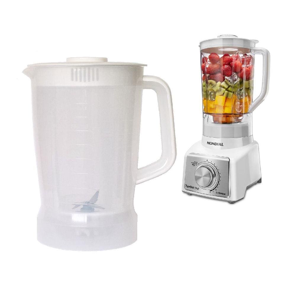 Copo Liquidificador Mondial L1000 Translucido Branco