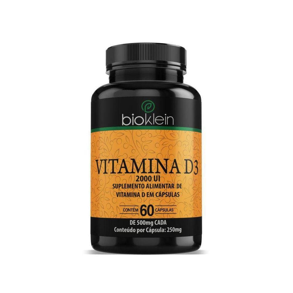 Vitamina D3 2000 Ui  60 Capsulas Bioklein