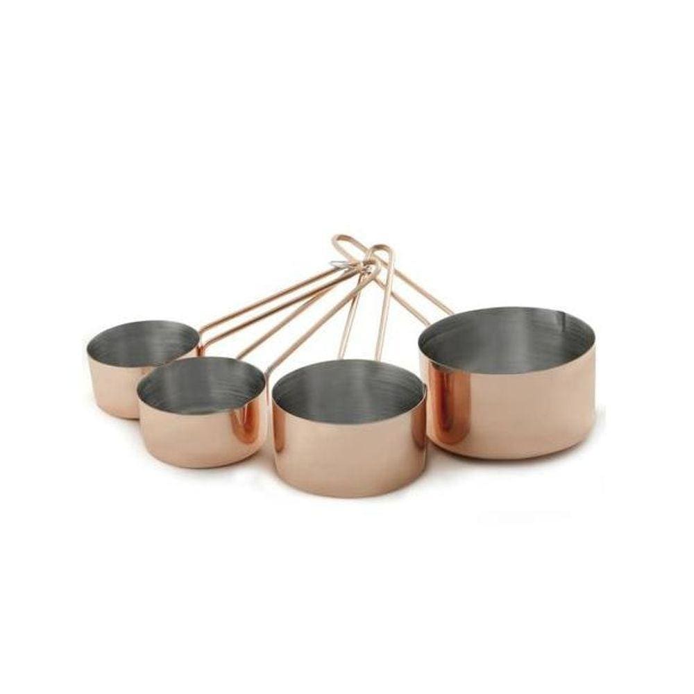 Kit com 4 Xícaras Medidoras Bronze Mimo Style