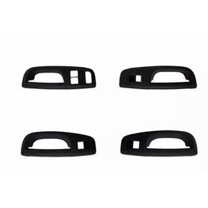 Kit Puxador Interno da Porta Gol G5 Vidro Elétrico Preto