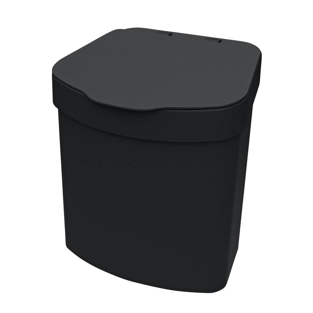 Lixeira 2,5 litros Preta plastico future