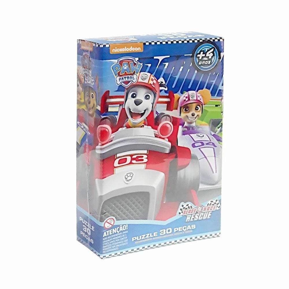 Jogo Paw Patrol Ready Race Rescue - Puzzle De 30 Peças.