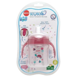 Caneca Kuka Trein Decor Fun 200Ml 6+ Bico 100% Silicone