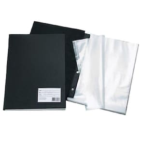 Pasta Catálogo Preta 50 Envelopes Finos - 104101