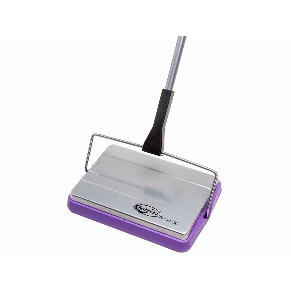 Kit Vassoura Feiticeira Manual Com Refil E Mini Escova