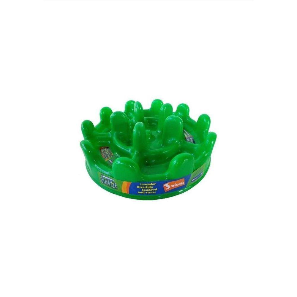 Mini Petfit Verde Comedouro Mais Saudável E Divertido