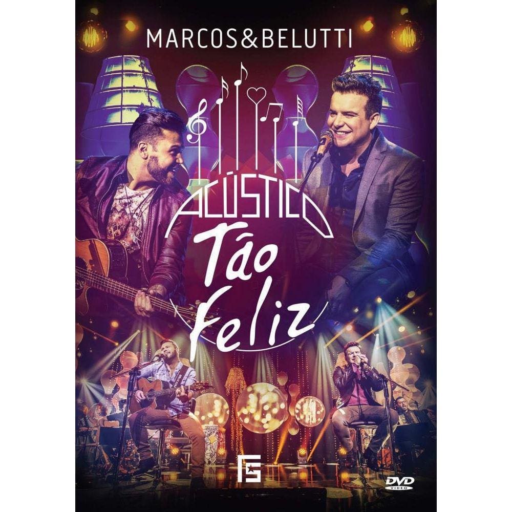 Dvd Marcos & Belutti Acustico Tao Feliz