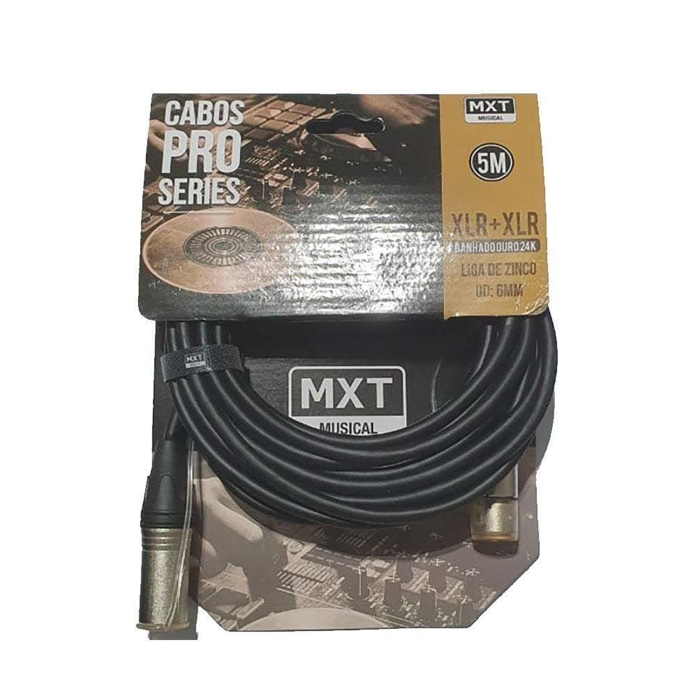 Cabo Mxt Para Microfone Pro-Series Xlr/Xlr 5 Metros - Cb0455