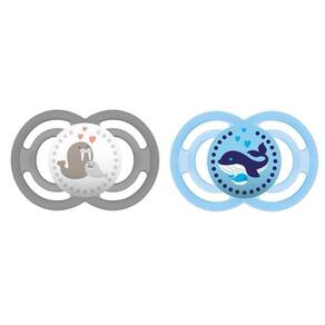 Chupeta Perfect Embalagem Dupla Azul (6M+)Tam.2 -Mam