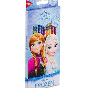 Lápis De Cor Frozen 12 Cores - Tris