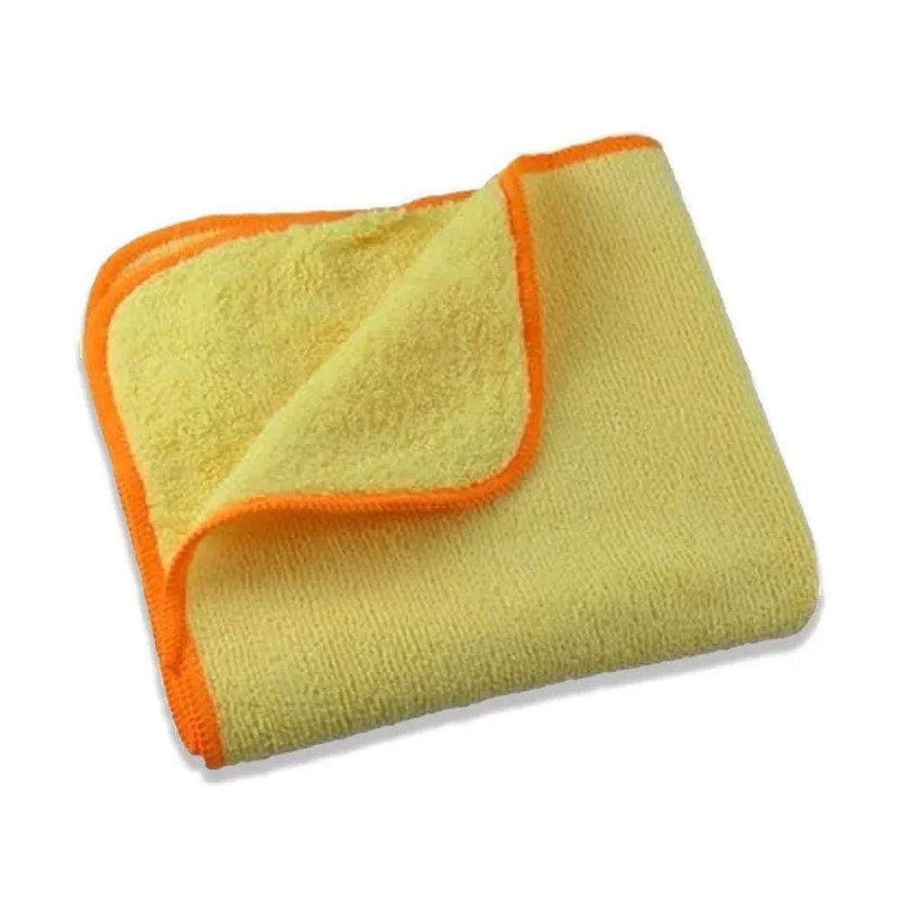 Flanela De Microfibra 37X57Cm 300Gsm Amarela 4Wash