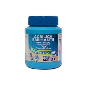 Tinta Acrílica Brilhante 250Ml Acrilex 503 Azul Celeste