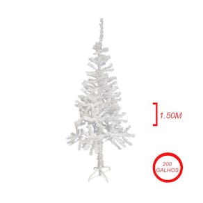 Árvore de Natal Le com 200 Galhas 1,5m Branca