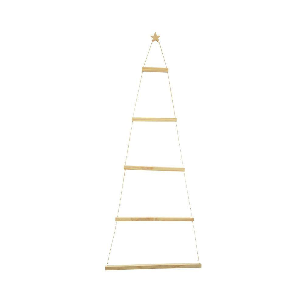 Árvore de Natal Rústica de Madeira D&a 1,30cm