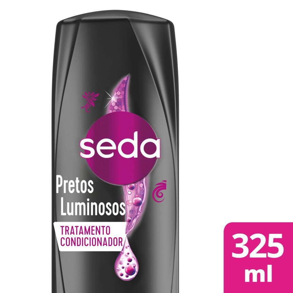 Condicionador Seda Cocriações Pretos Luminosos 325ml