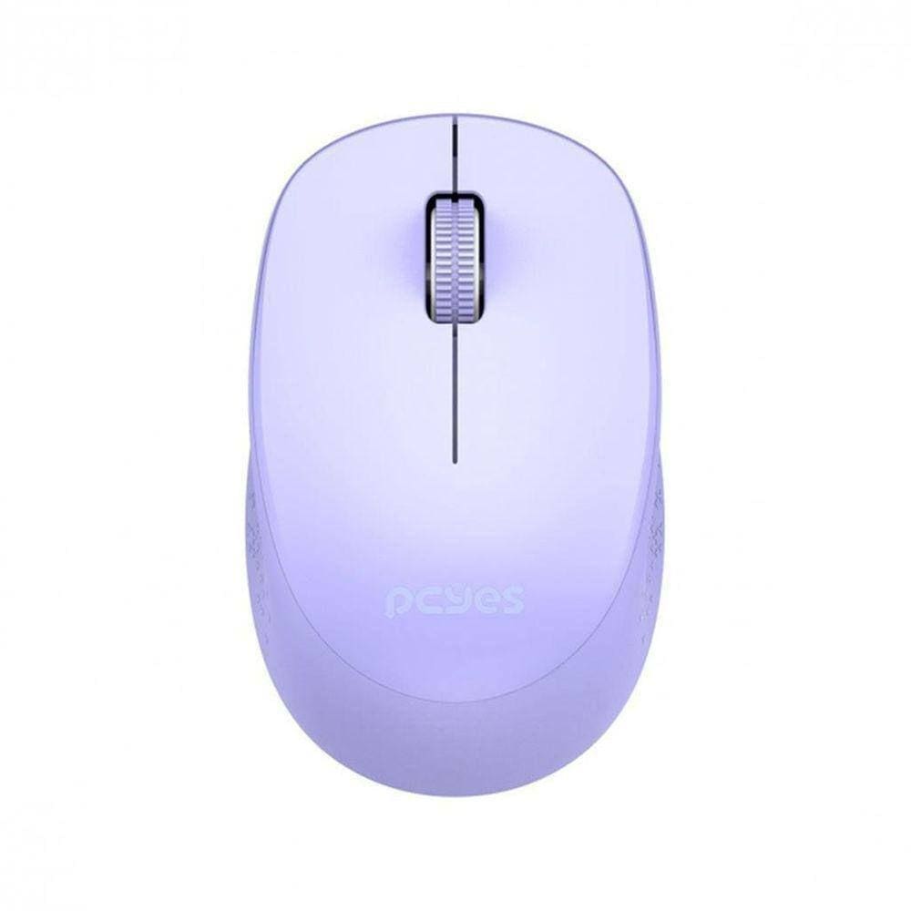 Mouse Mover Sem Fio Silent Click 1600 Dpi Pmmwscpp Roxo