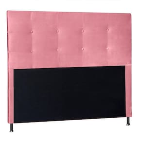 Cabeceira Casal 1,40m Berlim Suede - Pallazio Cor Rosa