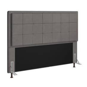 Cabeceira Onix Cama Box Queen 160cm Suede Grafite