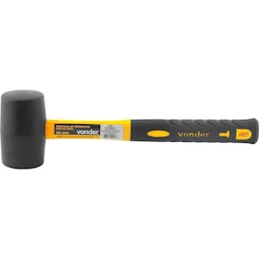 Martelo De Borracha 50Mm Com Cabo De Fibra - Vonder