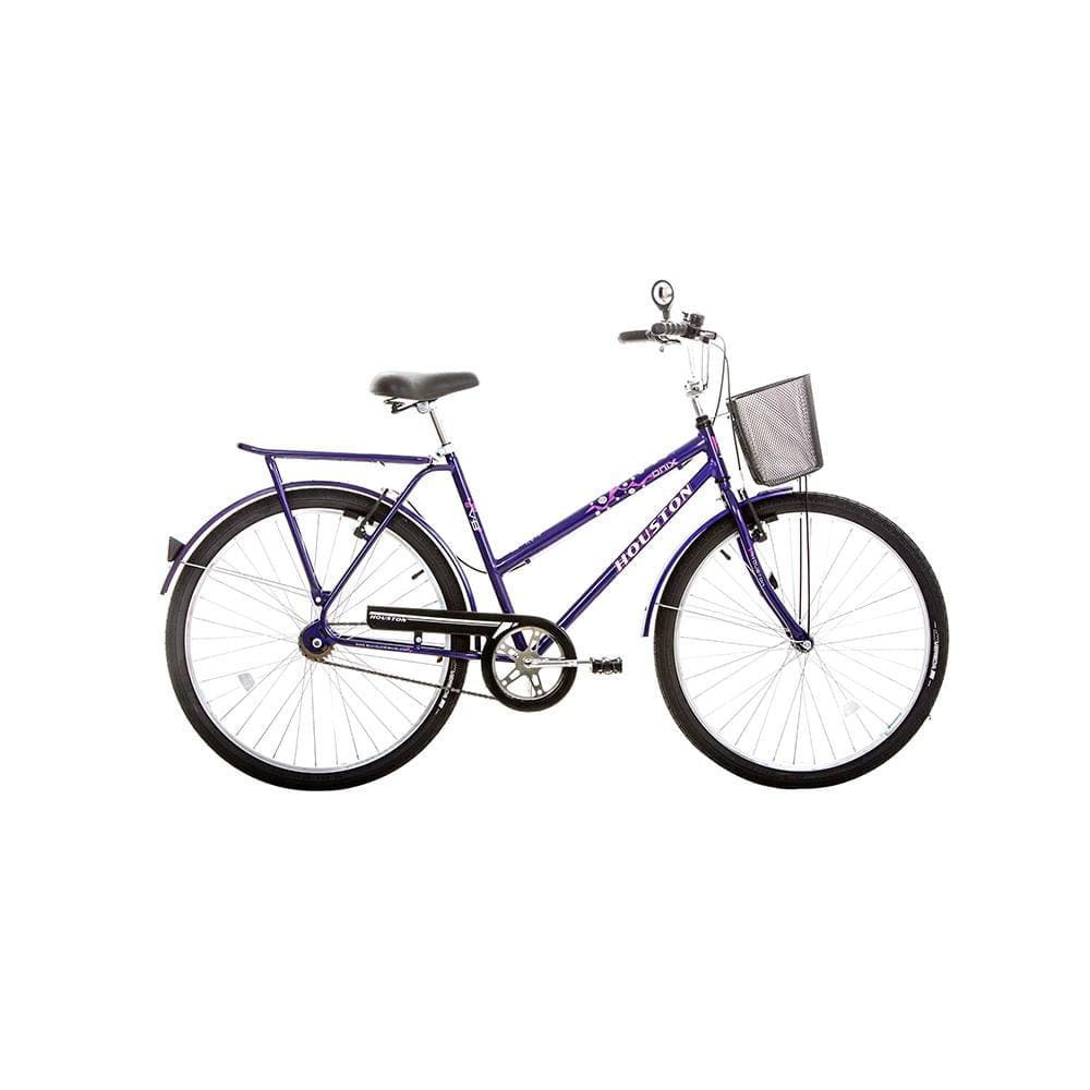 Bicicleta Houston Onix Vb Aro 26 Rígida 1 Marcha - Violeta