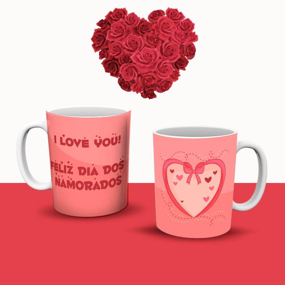 Caneca Cerâmica Dia Dos Namorados Mod.10