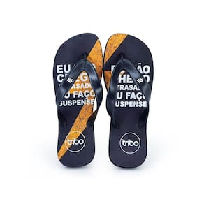 Chinelo Borracha Masculino Estampa Frases Confort Praia