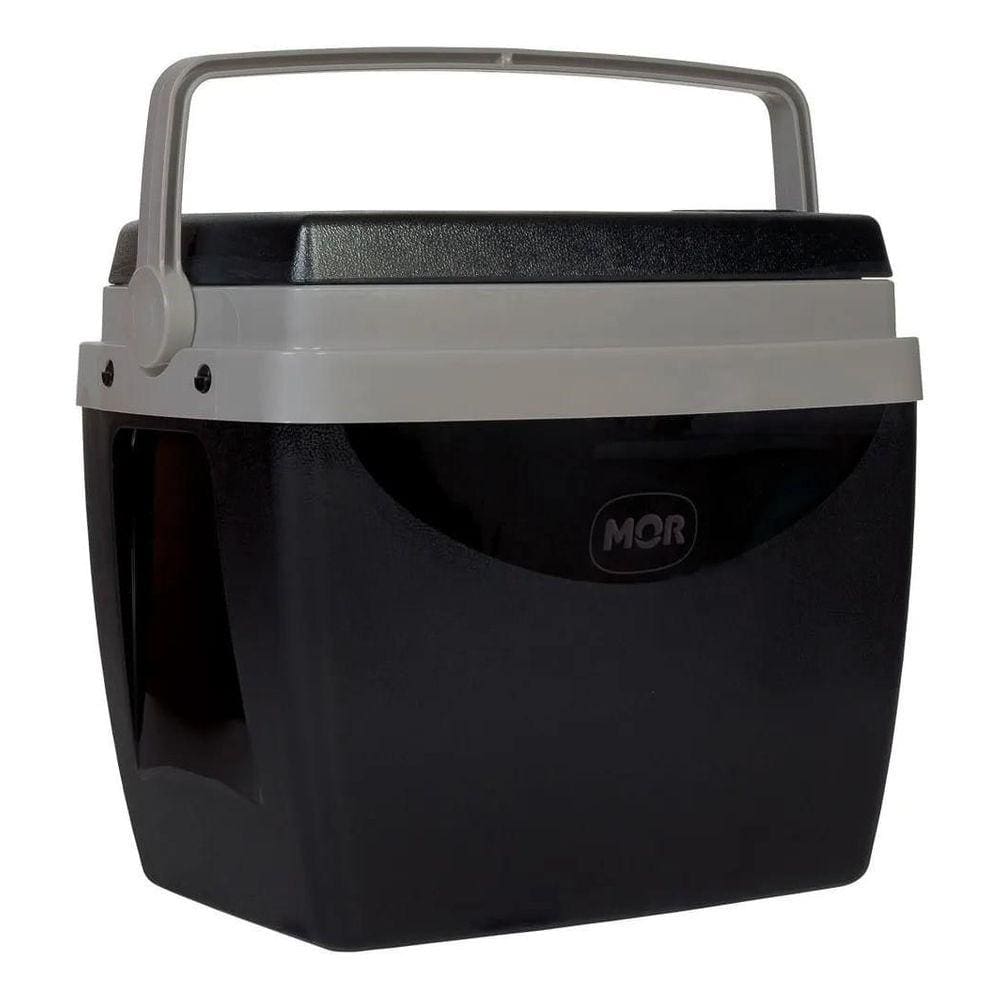 Caixa Termica Preta Cinza Cooler 6L C/Alça 8 Latinhas Mor