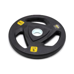Anilha Vulcanizada Olímpica 5Kg Ahead Sports Preto